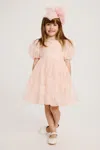 Bardot Junior Girls Linda Rosette Mini Dress In Pink