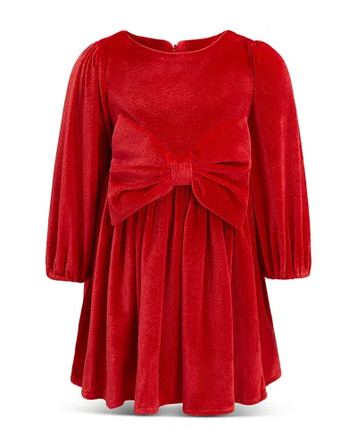Bardot Junior Junior Girls' Lindsey Grand Bow Mini Dress - Little Kid, Big Kid In Fire Red