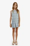 Bardot Junior Girls Miami Boucle Dress In Blue