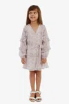 Bardot Junior Girls Mimi Floral Frill Dress In Lilac Dtsy