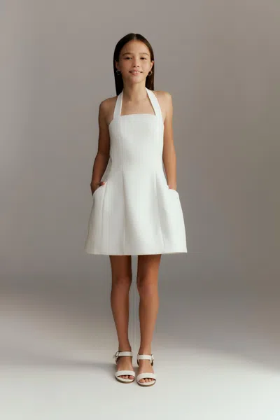 Bardot Junior Kids' Girls Nevelle Mini Dress In White