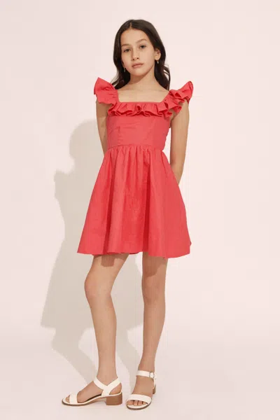 Bardot Junior Kids' Girls Pamela  Dress In Melon