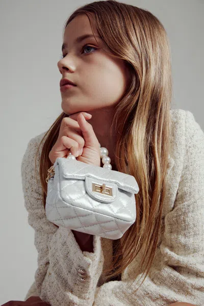 Bardot Junior Kids' Girls Pearlised Mini Bag In Metallic