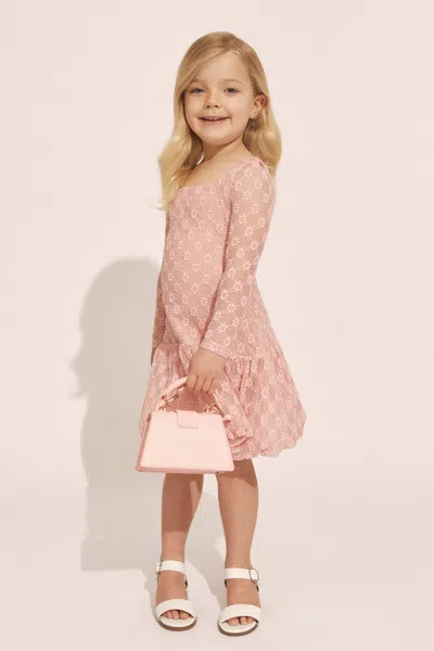 Bardot Junior Kids' Girls Rosalie Bubble Mini Dress In Cloud Pink