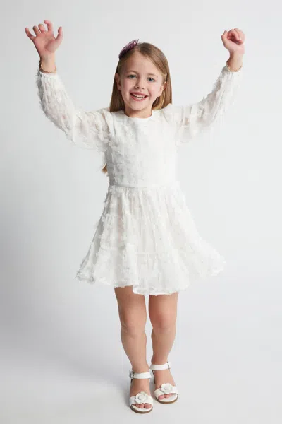 Bardot Junior Kids' Girls Sienna Tiered Lace Dress In White