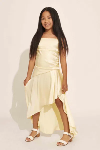 Bardot Junior Kids' Girls Sorella Midi Dress In Canary Ylw