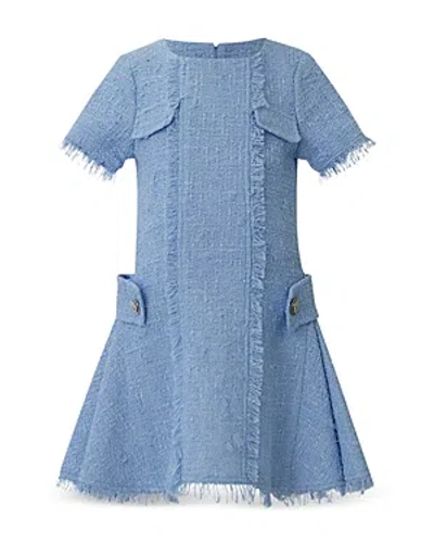 Bardot Junior Girls' Sutton Boucle Dress - Little Kid, Big Kid In Icing Blue