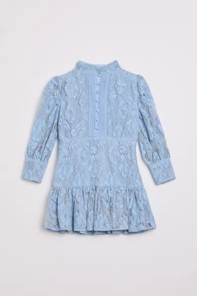 Bardot Junior Kids' Girls Tamara Lace Dress In Blue