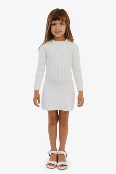 Bardot Junior Kids' Girls Twist Back Knit Dress In Ivory
