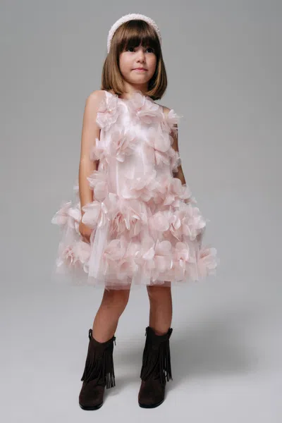Bardot Junior Kids' Girls Vanessa Mini Dress In Neutral