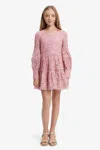 Bardot Junior Girls Venice Lace Dress In Pink