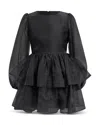 Bardot Junior Junior Girls' Wednesday Organza Mini Dress - Little Kid, Big Kid In Black