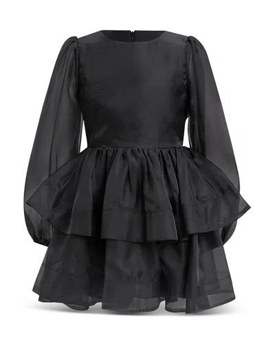 Bardot Junior Junior Girls' Wednesday Organza Mini Dress - Little Kid, Big Kid In Black