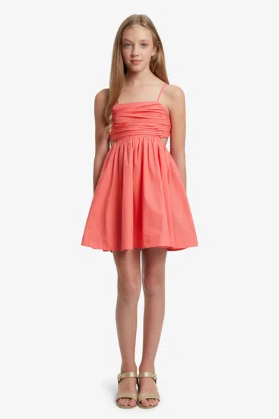 Bardot Junior Kids' Girls Zarela Poplin Dress In Melon