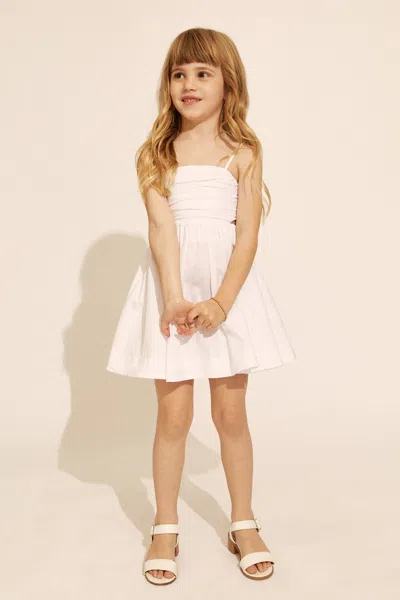 Bardot Junior Kids' Girls Zarela Poplin Dress In Orchid Wht