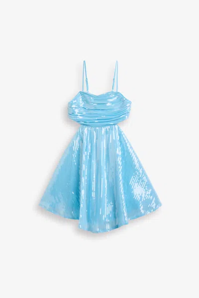 Bardot Junior Kids' Girls Zarela Sequin Dress In Blue
