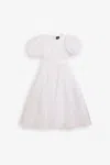 Bardot Junior Girls Zoe Organza Midi Dress In White