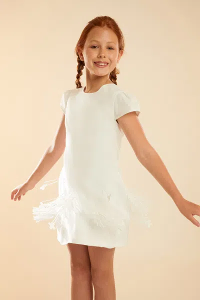 Bardot Junior Kids' Girls Zuri Floral Dress In Orchid Wht