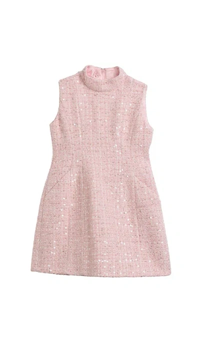 Bardot Junior Harper Boucle Mini Dress In Pink