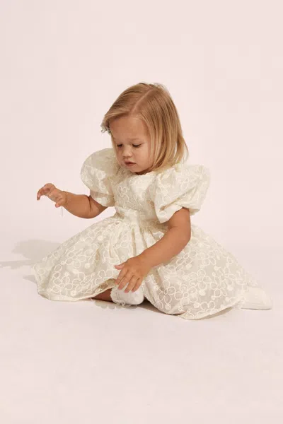 Bardot Junior Babies' Juliet Embroidered Mini Dress In Ivory