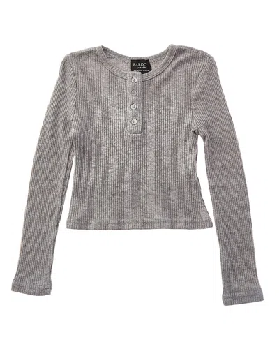 Bardot Junior Kaia Rib Top In Gray