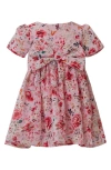 BARDOT JUNIOR KIDS' ALICE FLORAL BOW FRONT PARTY DRESS