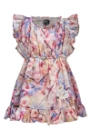 Bardot Junior Kids' Ayala Floral Dress In Azure Flor