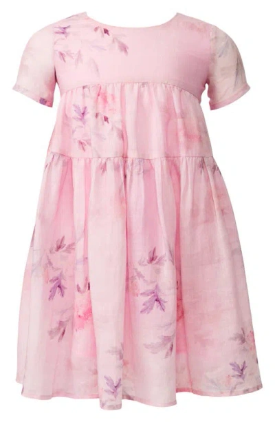 Bardot Junior Kids' Ella Floral Babydoll Dress In Pink Floral