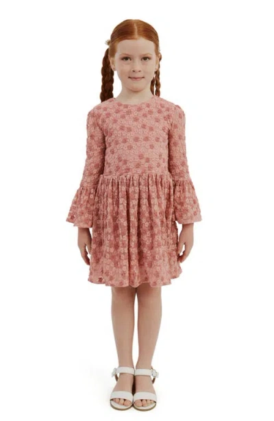 Bardot Junior Kids' Eloise Lace Dress In Pink/multi