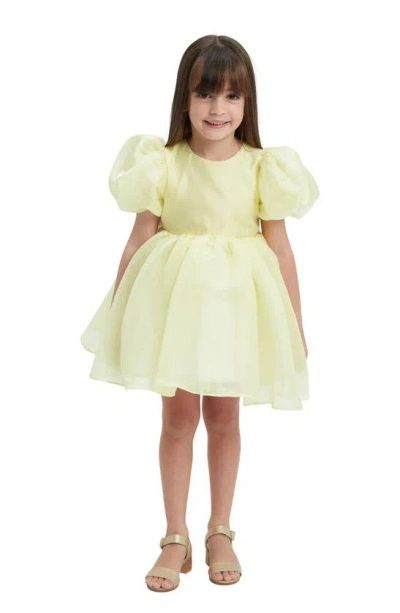 Bardot Junior Girls' Juliet Organza Mini Dress - Little Kid, Big Kid In Sunshine