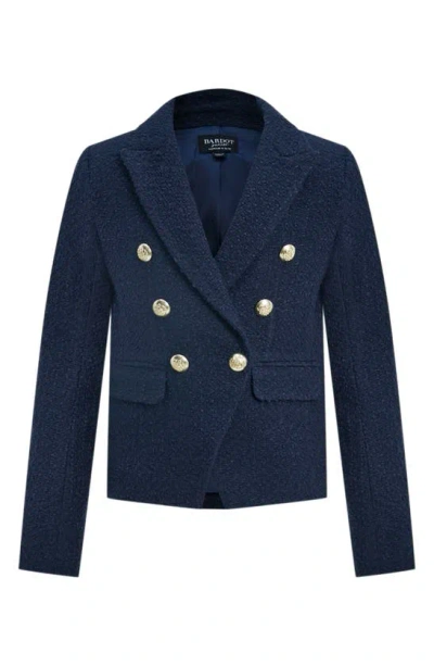 Bardot Junior Kids' Sima Bouclé Blazer In Navy