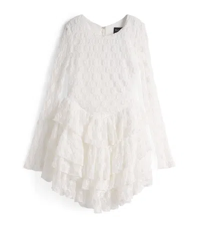 Bardot Junior Kids' Lace Ruffled Andi Dress In White