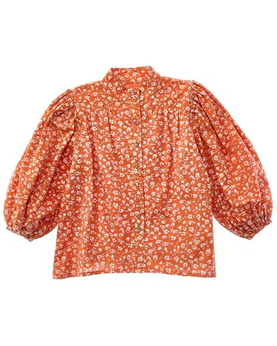 Bardot Junior Kids'  Lani Ditsy Shirt In Orange