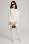 Bardot Junior Lucille Bomber Jacket In White