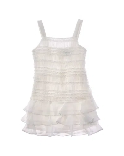 Bardot Junior Kids'  Luna Mini Dress In White