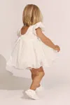 Bardot Junior Matilda Mini Bow Dress In Orchid Wht