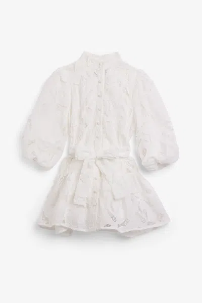 Bardot Junior Kids' Girls Mila Shirt Dress In White