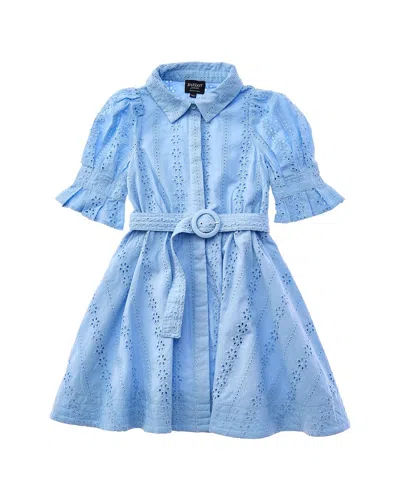 Bardot Junior Mini Broderie Dress In Blue
