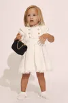 Bardot Junior Riley Boucle Dress In White