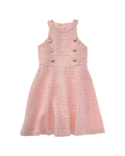 Bardot Junior Roma Boucle Dress In Pink