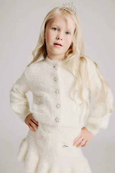 Bardot Junior Babies' Sophia Cardi In White