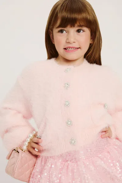 Bardot Junior Babies' Sophia Cardi In Pink