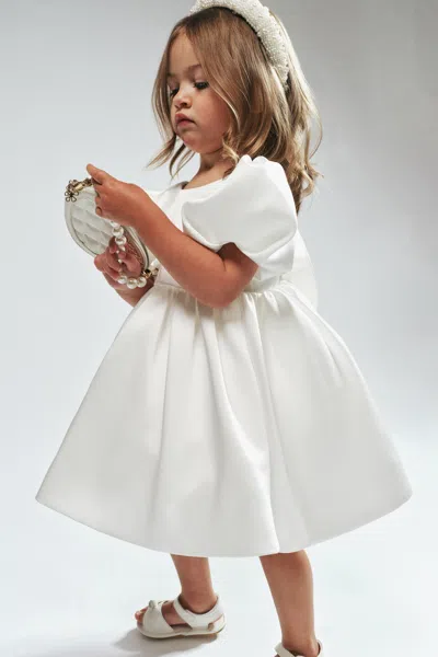Bardot Junior Babies' Taylin Satin Dress In White