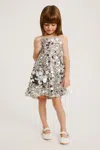 Bardot Junior Tia Sequin Halter Dress In Silver