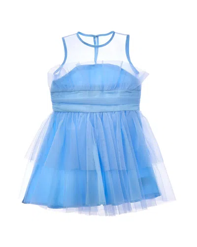 Bardot Junior Kids'  Tulle Mini Dress In Blue