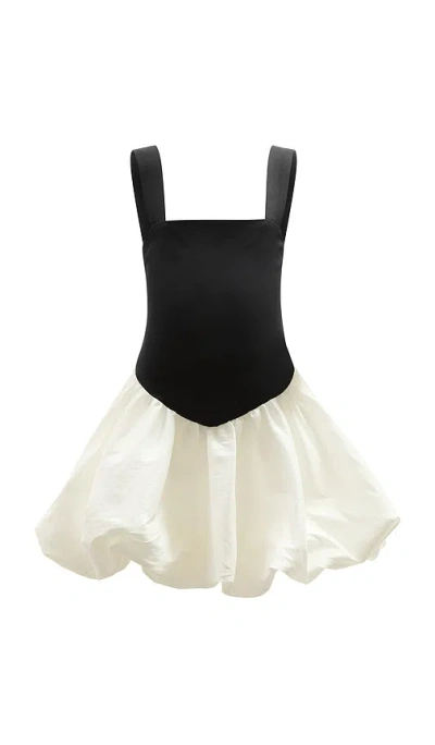 Bardot Junior Vega Mini Bubble Dress In Black