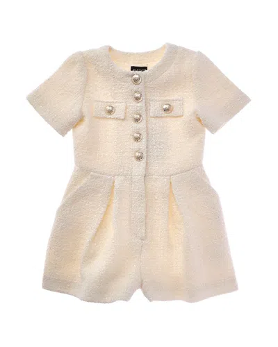Bardot Junior Vivian Playsuit In Neutral