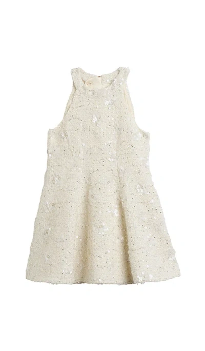 Bardot Junior Yve Boucle Mini Dress In White