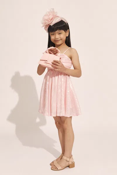 Bardot Junior Kids' Zarela Sequin Dress In Bliss Pink