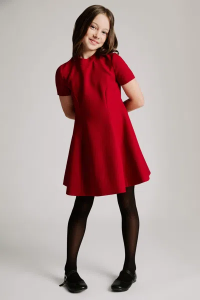 Bardot Junior Kids' Zephyra Mini Dress In Red